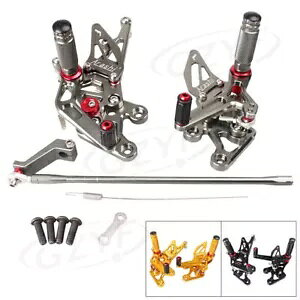 ���A�t�b�g���X�g�t�b�g�y�O�L�b�g�t�B�b�g���}�n FZ8 10-13 FZ1 06-14 3 �F Rear Footrest Footpegs Kit Fit YAMAHA FZ8 10-13 FZ1 06-14 3 Colors �y���s�A���i�z