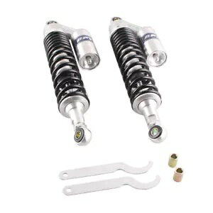 375 ~[g 14.75 "I[goCAVbNAu\[o[tBbg ATV tNbh 150cc ? 750cc 375mm 14.75" Motorcycle Rear Shock Absorbers Fit ATV Moped Quad 150cc~750cc