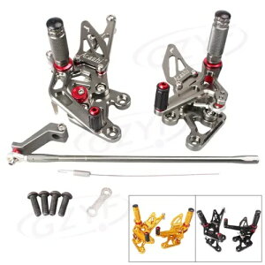CNC ���A�t�b�g���X�g�t�b�g�y�O�L�b�g ���}�n FZ8 10-13 FZ1 06-14 3 �F�ɓK�� CNC Rear Footrest Footpegs Kit Fit YAMAHA FZ8 10-13 FZ1 06-14 3 Colors �y���s�A���i�z