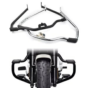 ЂSX`[ GW K[h nCEFC NbV o[ n[[ \teC 18-21 CH ɓK Mustache Safety Steel Engine Guard Highway Crash Bar Fit Harley Softail 18-21 CH
