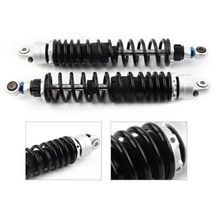 2x 385mm 15.2 �I�[�g�o�C ATV �G�A�V���b�N�A�u�\�[�o�[ �_���p�[ �z���_ ���}�n �X�Y�L�p 2x 385mm 15.2 Motorcycle ATV Air Shock Absorber Damper For Honda Yamaha Suzuki �y���s�A���i�z