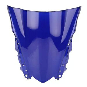 _uouhtgKX}n YZF-R25 2014-18 YZF-R3 2015 u[ Double Bubble Windshield Windscreen For Yamaha YZF-R25 2014-18 YZF-R3 2015 Blue