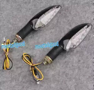 vX`bN LED d^[VOiCgCWP[^[ubNjo[T| Plastic LED Bulbs Turn Signal Lights Indicators Black Universal po
