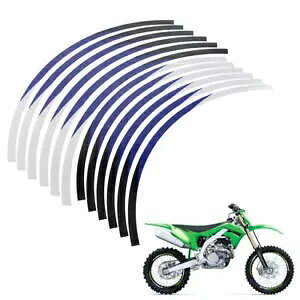 21 "19" XgCvzC[XebJ[fJ[ Kawasaki KX 450 2020-2021p 21" 19" RIM STRIPES WHEEL STICKERS DECALS FOR Kawasaki KX 450 2020-2021