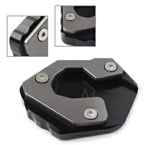 [^[LbNX^hTChX^hv[gpbhtBbg}n MT-07 FZ-07 `^ Motor Kickstand Side Stand Extension Plate Pad Fit Yamaha MT-07 FZ-07 Titanium