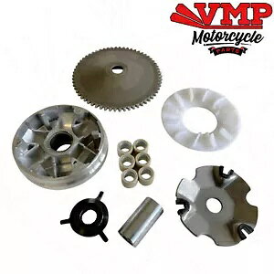 �h���C�u�x���g�o���G�[�^�[�v�[���[���[���[�Z�b�g 139QMA 139QMB �͔��W�F�b�g 50 LF50QT-2A Drive Belt Variator Pulley Roller Set 139QMA 139QMB for Lifan Jet 50 LF50QT-2A �y���s�A���i�z