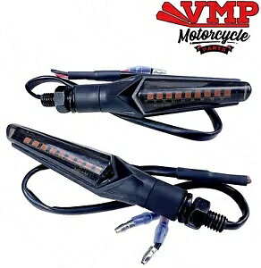 Kymco Pulsar 125 p̐VCWP[^[ V[PV LED yA X[N Y XC[v New Indicators Sequential LED Pair Smoked Lens Sweep for Kymco Pulsar 125