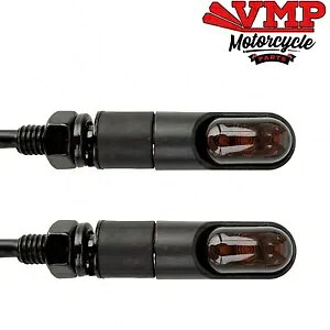 z_ PCX125 ~j LED ubg CWP[^[ yA ubNAEg X[N [h [K Honda PCX125 Mini LED Bullet Indicators Pair Blacked Out Smoked Road Legal