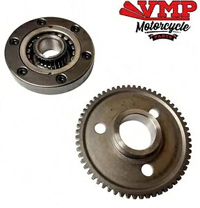 �V�����X�v���O �X�^�[�^�[ �N���b�` �A�Z���u�� + �M�A Lexmoto Tornado 125 �p New Sprag Starter Clutch Assemble + Gear for Lexmoto Tornado 125 �y���s�A���i�z
