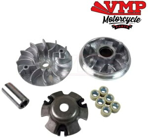 �V�����h���C�u�x���g�o���G�[�^�[�v�[���[���[���[�Z�b�g Baotian Evolution BT125T-12E1 New Drive Belt Variator Pulley Roller Set For Baotian Evolution BT125T-12E1 �y���s�A���i�z