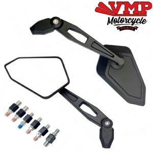 �~���[�y�A ABS �X�|�[�c�i�C�����~���[ Lexmoto Echo 50 LJ50QT-3L �p���A�r���[ Mirror Pair ABS Sports Nylon Mirrors Rear View For Lexmoto Echo 50 LJ50QT-3L �y���s�A���i�z
