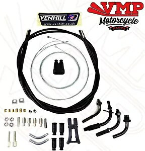 Venhill �I�[�g�o�C �v�b�V���v�� Domino �f���A�� �X���b�g�� �P�[�u�� �L�b�g 2.35 M �� Venhill Motorcycle Push Pull Domino Dual Throttle Cable Kit 2.35 M Long �y���s�A���i�z