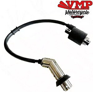 �_�΃R�C�� �X�p�[�N�v���O �L���b�v HT ���[�h�� �V�j�X �n���A�[ EFI ZN125T-22E�p Ignition Coil Spark Plug Cap HT Lead Wire for Sinnis Harrier EFI ZN125T-22E �y���s�A���i�z