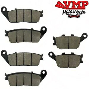 z_ CBF 600 N 04-11 tg A u[L pbh yA Zbg Č Honda CBF 600 N 04-11 Front Rear Brake Pads Pair Set Semi Sintered