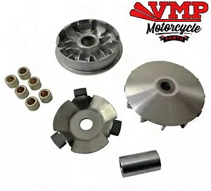 �h���C�u�x���g�o���G�[�^�[�v�[���[���[���[�Z�b�g LJ1P52QMI Lexmoto �I�[�� 125 LJ125T-18 Drive Belt Variator Pulley Roller Set LJ1P52QMI For Lexmoto Aura 125 LJ125T-18 �y���s�A���i�z