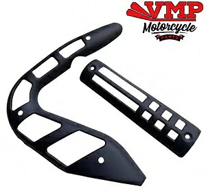 }n PW80 PY80 GL][XgpCvveN^[ ՔMJo[ }t[+tgpCv Yamaha PW80 PY80 Exhaust Pipe Protector Heat Shield Cover Muffler + Front Pipe