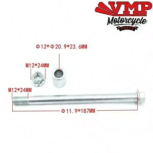 z_ CG 125 tg zC[ ANX Xy[T[ ibg Lbg - 12mm Honda CG 125 Front Wheel Axle Spacer Nut Kit - 12mm