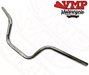 �o�C�N �X�N�����u���[ �X�g���[�g�t�@�C�^�[ �N���[�� �n���h���o�[ 22mm 7/8 Motorbike Scrambler Streetfighter Chrome Handlebars 22mm 7/8 �y���s�A���i�z