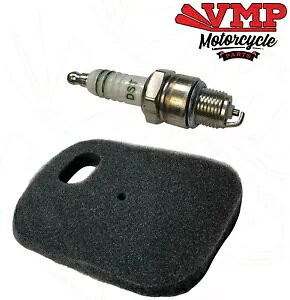 ���}�n PW50 PY50 �G�A �t�B���^�[ �G�������g �t�H�[�� �X�p�[�N �v���O �~�j �T�[�r�X �L�b�g �S�N�� Yamaha PW50 PY50 Air Filter Element Foam Spark Plug Mini Service Kit All Years �y���s�A���i�z