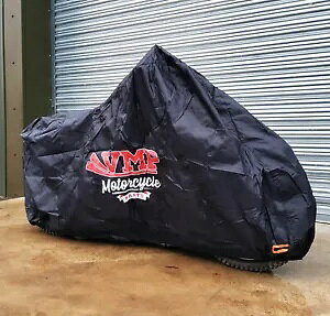 VMP hI[goCJoϐJo[oCNʋC VMP Waterproof Motorcycle Rain Dust Wind Snow Cover Motorbike Vented Black LARGE