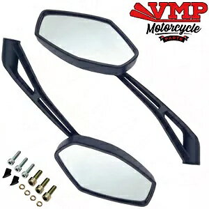 ~[yAX|[c~[tBbggCAtXg[ggv R 09-12 10 ~[g x 1.25 Mirror Pair Alloy Sports Mirrors Fit Triumph Street Triple R 09-12 10mm x 1.25