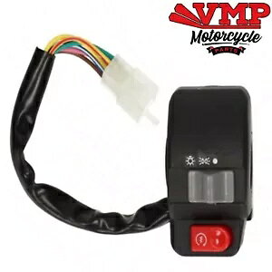 Enho[XCb`MAX^[^[Cg{^ؓVX|[c 50 HT50QT-5 Right Hand Handlebar Switch Gear Starter Light Button Huatian Sport 50 HT50QT-5