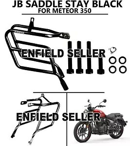 �uJB �T�h���X�e�C �u���b�N�v ���C���� �G���t�B�[���h �~�[�e�B�A 350 �ɓK�� JB SADDLE STAY BLACK FIT FOR ROYAL ENFIELD METEOR 350 �y���s�A���i�z