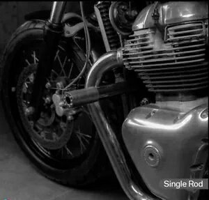 Xg[go[ GWK[h ubN C tB[h C^[Zv^[ 650 & GT 650 ɓK STRAIGHT BAR ENGINE GUARD BLACK FIT FOR ROYAL ENFIELD INTERCEPTOR 650 & GT 650