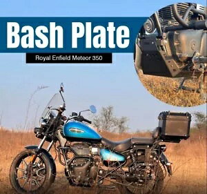 �A���~�j�E�� �x�[�X �v���[�g MS �u���b�N ���C���� �t�B�[���h �~�[�e�B�A 350 �ɓK�� ALUMINIUM BASE PLATE MS BLACK FIT FOR ROYAL ENFIELD METEOR 350 �y���s�A���i�z