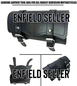 ׂẴn[[_rbh\oCNɃtBbgu{vc[obOv "Genuine Leather Tool Bag" Fit For All Harley Davidson Motorcycles