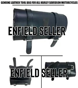 ׂẴn[[_rbh\oCNɃtBbgu{vc[obOv "Genuine Leather Tool Bag" Fit For All Harley Davidson Motorcycles