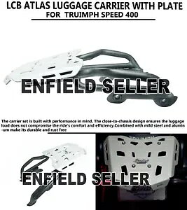 uLCB ATLAS QbWLA v[gtvgCAtXs[h400p "LCB ATLAS LUGGAGE CARRIER WITH PLATE" FIT FOR TRIUMPH SPEED 400