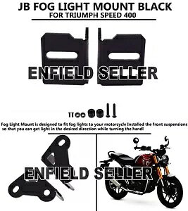 uJB tHOCg}EgAubNv TRUIMPH SPEED 400 ɓK "JB FOG LIGHT MOUNT, BLACK" FIT FOR TRUIMPH SPEED 400