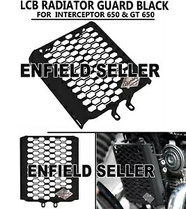 uLCB WG[^[K[h ubNv C tB[h C^[Zv^[ 650 & GT 650 ɓK "LCB RADIATOR GUARD BLACK" FIT FOR ROYAL ENFIELD INTERCEPTOR 650 & GT 650