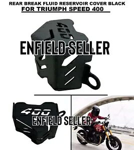 uAu[Lt[hU[o[Jo[AubNvgCAtXs[h400ɓK "Rear Break Fluid Reservoir Cover, Black" FIT FOR Triumph Speed 400