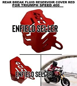 uAu[Lt[hU[o[Jo[ bhvgCAtXs[h400p "Rear Break Fluid Reservoir Cover RED" Fit for Triumph Speed 400