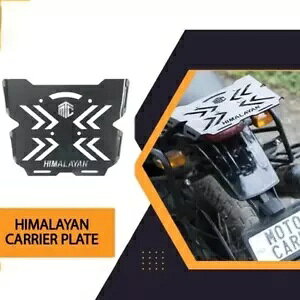 uLAv[g X[AubNvC tB[h q} 411 уXN 411 ɓK "CARRIER PLATE SMALL, BLACK" FIT FOR ROYAL ENFIELD HIMALAYAN 411 & SCRAM 411