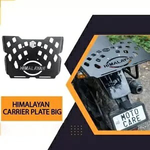 uLAv[g rbOAubNvC tB[h q} 411 уXN 411 ɓK "CARRIER PLATE BIG, BLACK" FIT FOR ROYAL ENFIELD HIMALAYAN 411 & SCRAM 411