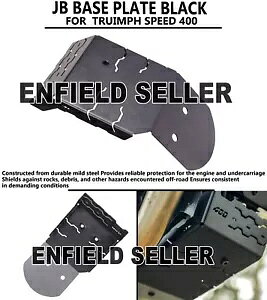 uJB x[Xv[gAubNvgCAt Xs[h 400 ɓK "JB BASE PLATE, BLACK" FIT FOR TRIUMPH SPEED 400