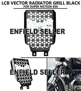 uLCB xN^[ WG[^[ O ubNv C GtB[h X[p[ eI 650 ɓK "LCB VECTOR RADIATOR GRILL BLACK" FIT FOR ROYAL ENFIELD SUPER METEOR 650
