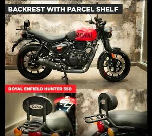 up[ZVFt}ChX`[tobNXgvCGtB[hn^[350ɓK "BACKREST WITH PARCEL SHELF MILD STEEL" FIT FOR ROYAL ENFIELD HUNTER 350