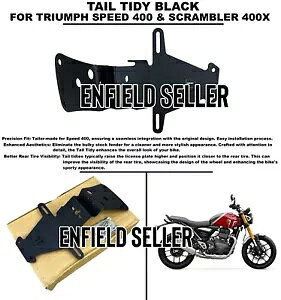 ue[^CfBAubNv TRUIMPH SPEED 400 & SCRAMBLER 400XɓK "TAIL TIDY, BLACK" FIT FOR TRUIMPH SPEED 400 & SCRAMBLER 400X