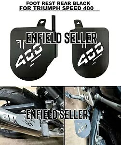 utbgXg AAubNvgCAt Xs[h 400 ɓK "FOOT REST REAR, BLACK" FIT FOR TRIUMPH SPEED 400