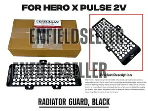 ���W�G�[�^�[ �K�[�h�AHERO X PULSE 2V �p�u���b�N - ���B�z�� RADIATOR GUARD, BLACK For HERO X PULSE 2V - Express Shipping