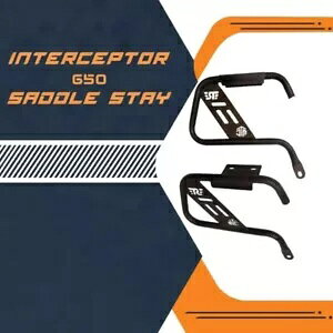 uThXe[ LH & RHAubNv C tB[h C^[Zv^[ & GT 650 ɓK "SADDLE STAY LH & RH, BLACK" FIT FOR ROYAL ENFIELD INTERCEPTOR & GT 650