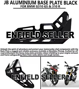 �uJB �A���~�j�E�� �x�[�X �v���[�g�A�u���b�N�vBMW G310 GS & 310 R �ɓK�� JB ALUMINIUM BASE PLATE, BLACK FIT FOR BMW G310 GS & 310 R �y���s�A���i�z