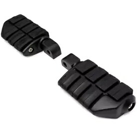 ブラック デュアル スタイル フットペグ Triumph Rocket III - 2004-2017 (リアのみ) Black Dually Style Foot Pegs For Triumph Rocket III - 2004-2017 (Rear Only)