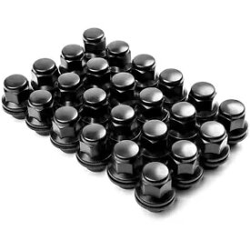 24x ブラック 12x1.5 ホイール ラグ ナット マグ シート ワッシャー 2007-2017 トヨタ ヤリス用 24x Black 12x1.5 Wheel Lug Nuts Mag Seat Washer for 2007-2017 Toyota Yaris
