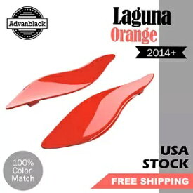ラグナ オレンジ 調節可能なバットウィング エア ディフレクター ハーレー ストリート エレクトラ 14+用 Laguna Orange Adjustable Batwing Air Deflector For Harley Street Electra 14+