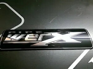 Pipewerx ���^���G�L�]�[�X�g�o�b�W�X�e�b�J�[ L 120x35mm Pipewerx Metal Exhaust Badge Sticker Large 120x35mm �y���s�A���i�z